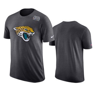 Men's Jacksonville Jaguars Anthracite Crucial Catch T-Shirt