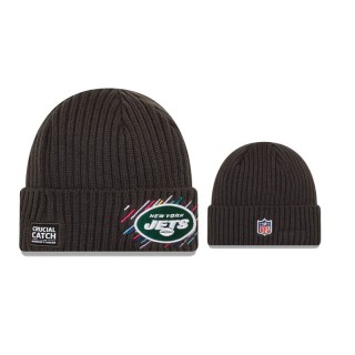 Men's New York Jets Charcoal 2021 NFL Crucial Catch Knit Hat
