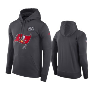 Men's Tampa Bay Buccaneers Anthracite Crucial Catch Hoodie