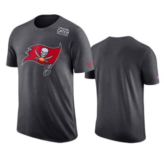 Men's Tampa Bay Buccaneers Anthracite Crucial Catch T-Shirt