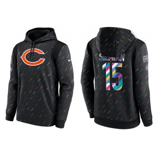 Men's Chicago Bears Trevor Siemian Charcoal NFL Crucial Catch Hoodie