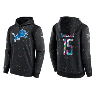 Men's Detroit Lions Brady Breeze Charcoal 2021 NFL Crucial Catch Therma Pullover Hoodie