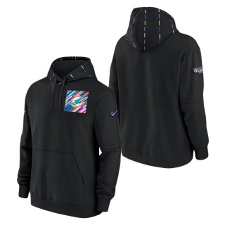Miami Dolphins Black 2023 NFL Crucial Catch Club Pullover Hoodie