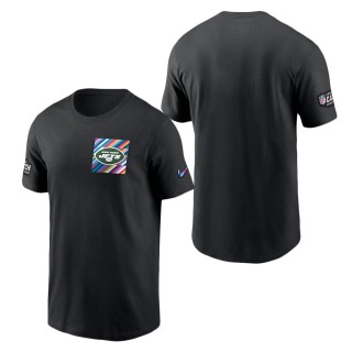 New York Jets Black 2023 NFL Crucial Catch Sideline Tri-Blend T-Shirt