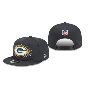 Green Bay Packers Charcoal 2021 NFL Crucial Catch 9FIFTY Snapback Adjustable Hat