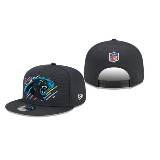 Carolina Panthers Charcoal 2021 NFL Crucial Catch 9FIFTY Snapback Adjustable Hat