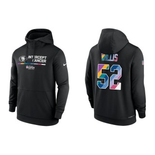 Patrick Willis San Francisco 49ers Black 2022 NFL Crucial Catch Therma Performance Pullover Hoodie