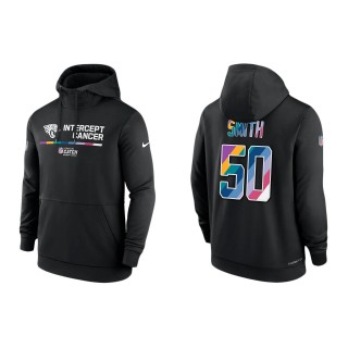 Telvin Smith Jacksonville Jaguars Black 2022 NFL Crucial Catch Therma Performance Pullover Hoodie