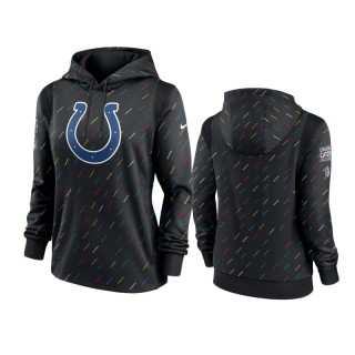 Women's Indianapolis Colts Anthracite 2021 NFL Crucial Catch Therma Pullover Hoodie