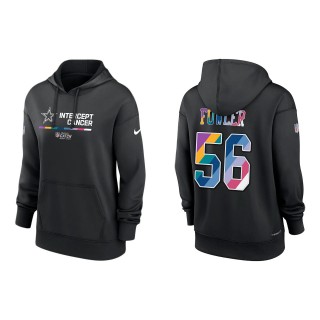 Women's Dante Fowler Jr. Dallas Cowboys Black 2022 NFL Crucial Catch Therma Performance Pullover Hoodie